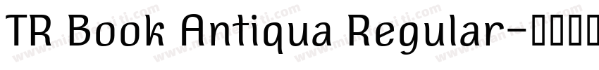 TR Book Antiqua Regular字体转换